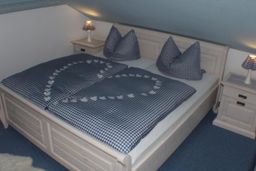 Spatzennest Schlafzimmer mit Doppelbett